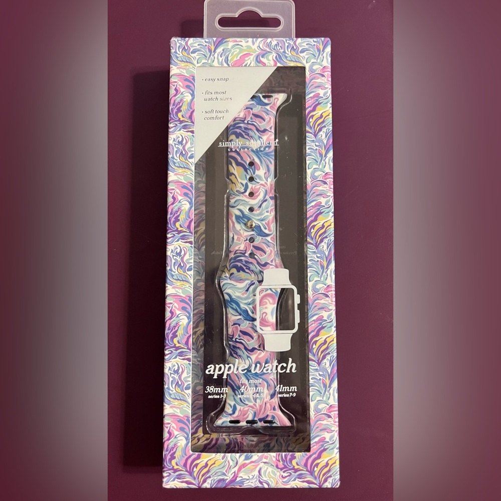 Apple Watch Band - Multicolor Swirl Design